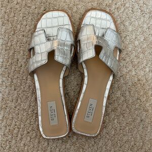 Steven metallic sandals. Size 8.5